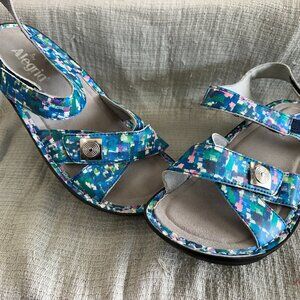 Alegria Leather Adjustable Backstrap Sandals Lula 40